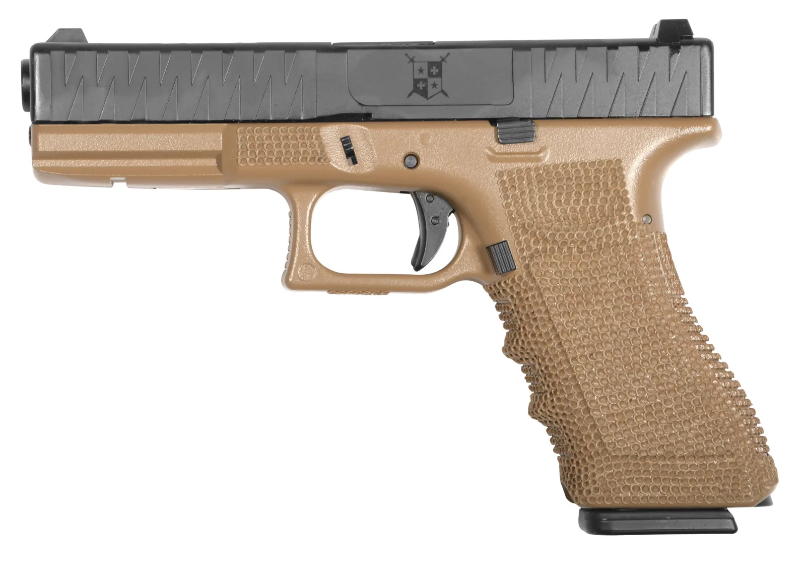 Réplique de poing P05 GBB Green Gas tan