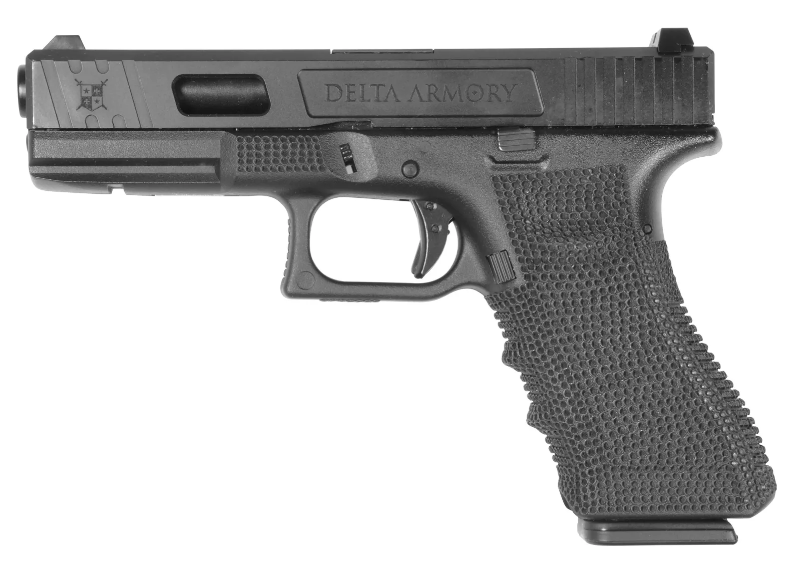Réplique de poing P02 GBB Green Gas noire